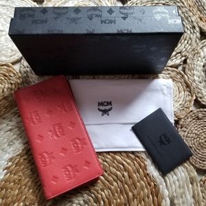 -SOLD-MCM Flap/Two Fold Wallet